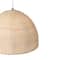 Hello Honey® Calypso Natural Metal & Handwoven Wicker Dome Ceiling Light